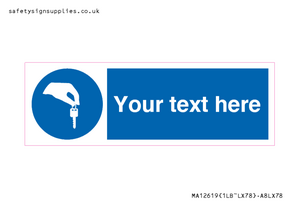 Custom Mandatory Keys Sign